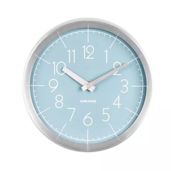 Nástěnné hodiny Convex – modré