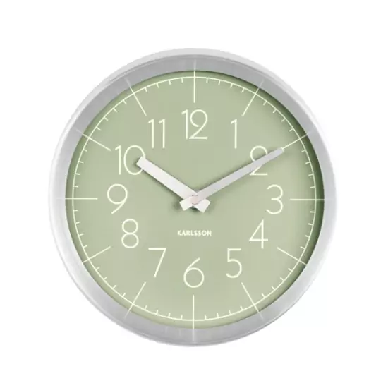 Nástěnné hodiny Convex – zelené