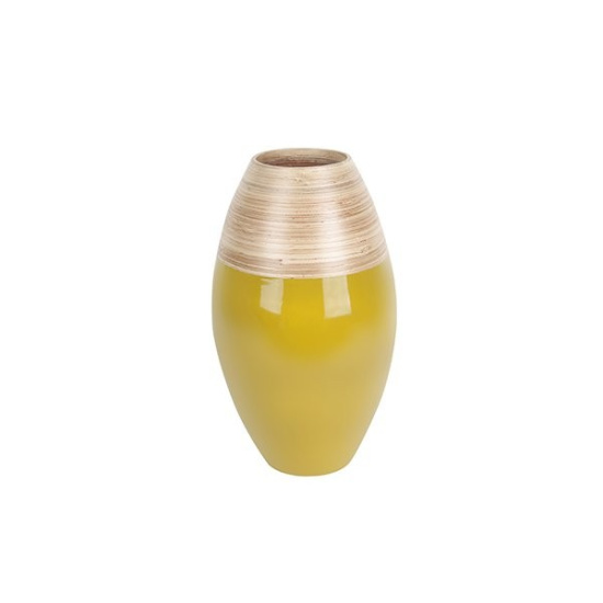 Dekorační váza Bamboo Cone S – olivová