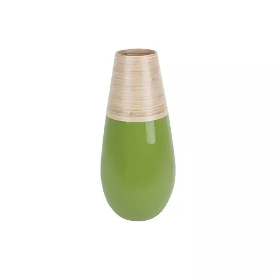 Dekorační váza Bamboo Drop S – zelená