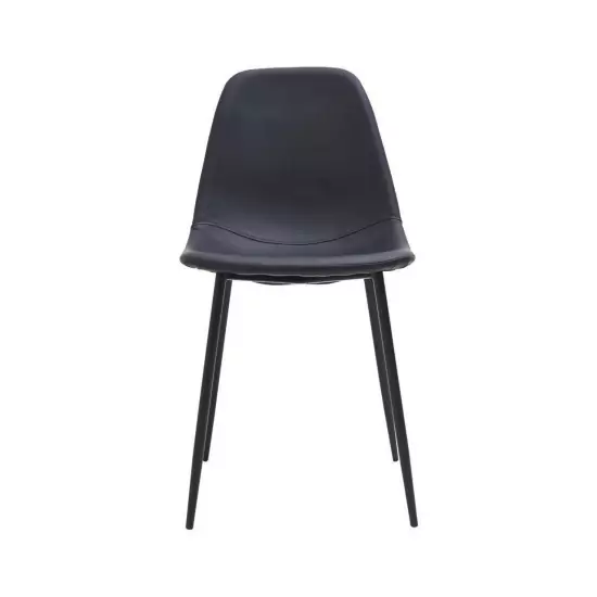 Černá židle Forms