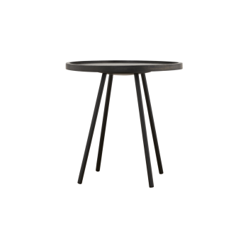 Hnědý kulatý stolek Juco Ø50x50 cm