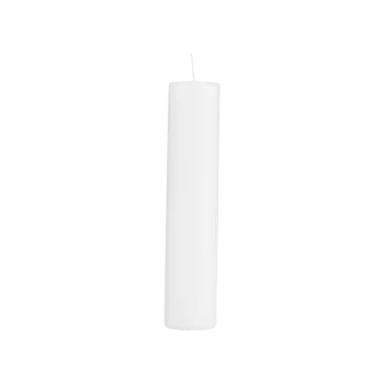 Bílá svíčka 4x20 cm