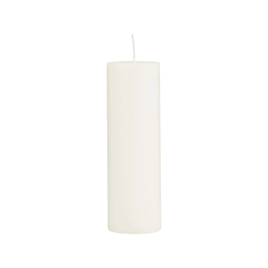 Krémová svíčka 6x20 cm – sada 2 kusů