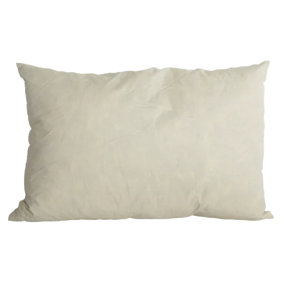 Bílý polštář 30x50 cm