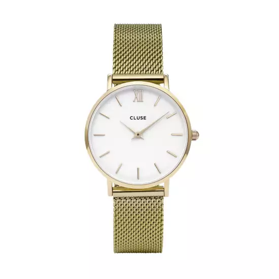 Zlaté dámské hodinky – Minuit Mesh