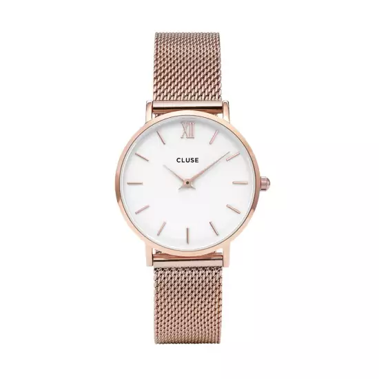 Růžové dámské hodinky – Minuit Mesh