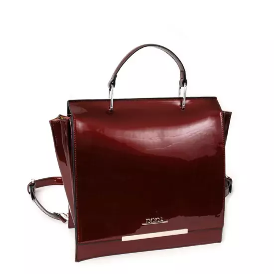 Červená lesklá kabelka – Minimal