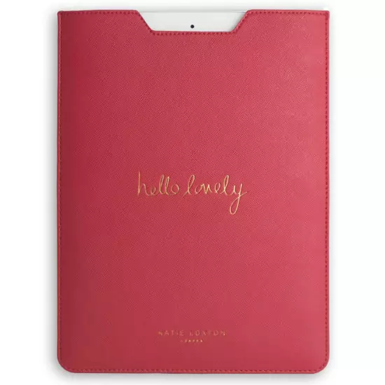 Růžové pouzdro na iPad – Hello Lovely
