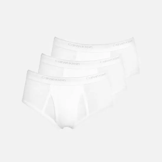 Sada 3 ks – Bílé boxerky Cotton Classics L