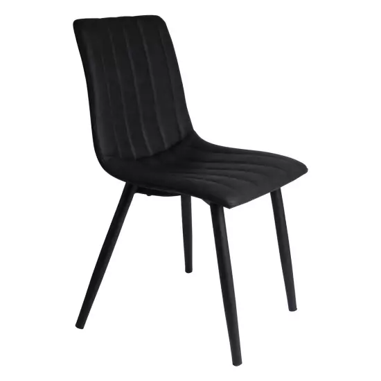Sada 2 ks − Židle Raw Vintage – černá