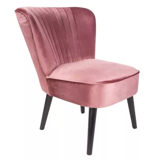 Židle Luxurious Velvet – růžová