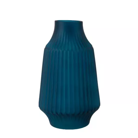 Váza Stripes velká – modrá