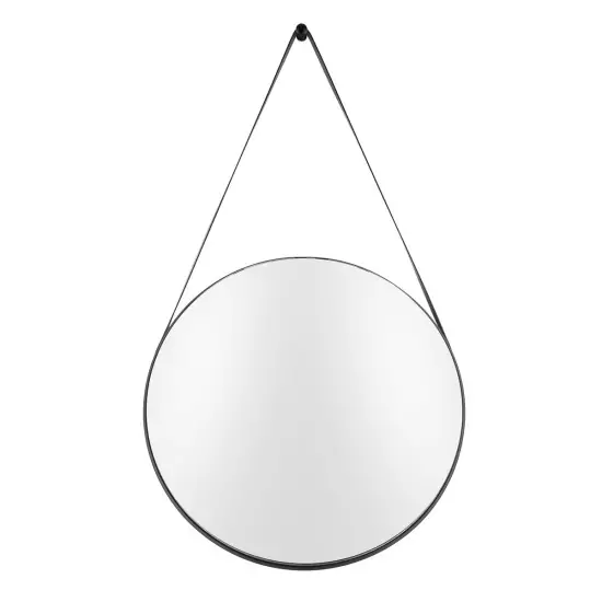 Kulaté zrcadlo Balanced Round – černé