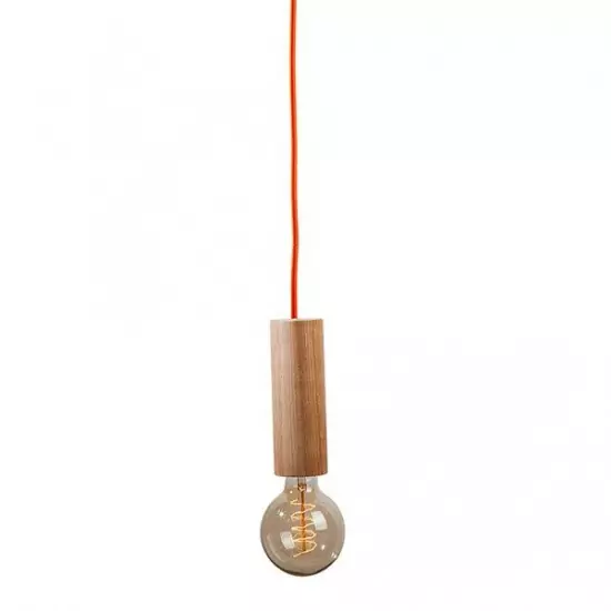 Závěsné stropní svítidlo VERTIGO – oranžový kabel
