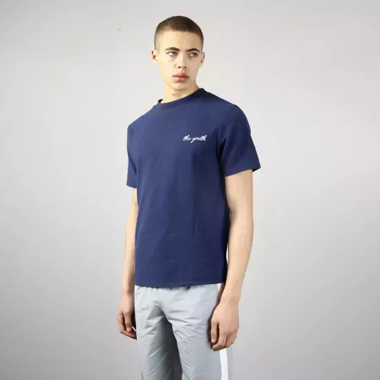 Tmavě modré tričko s nápisem – Broads Youth