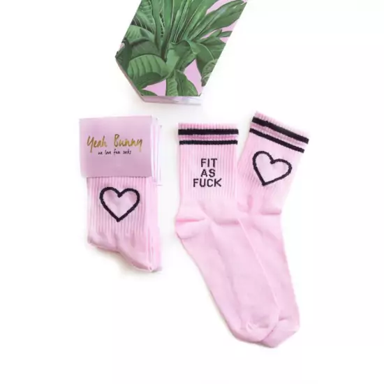 Růžové ponožky – Fit As F