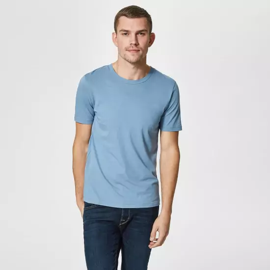 Světle modré tričko – O–Neck