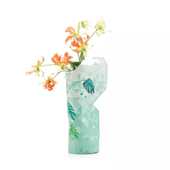 Papírový obal na vázu – Jungle Leaves