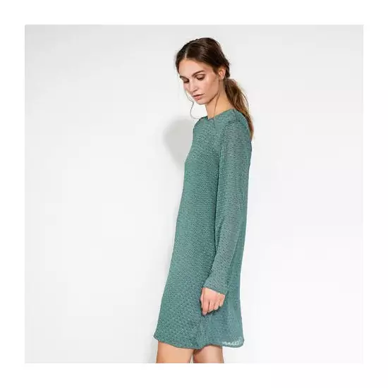 Zelené dvouvrstvé šaty – Abelone