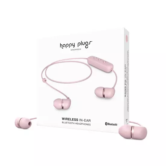 Bezdrátové sluchátka In-Ear – růžová