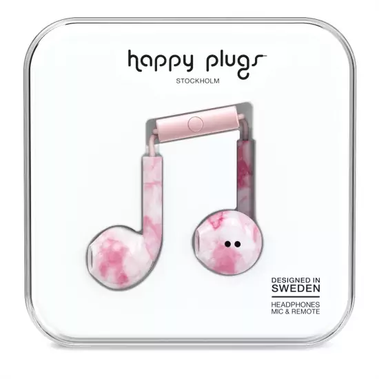 Sluchátka Earbud Plus – růžový mramor