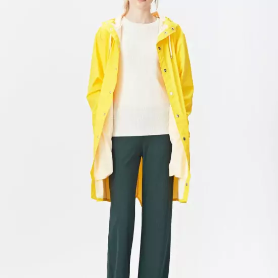 Žlutý voděodolný kabát Long Jacket