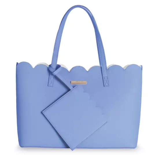 Modrá kabelka – Pretty Poppy Scallop