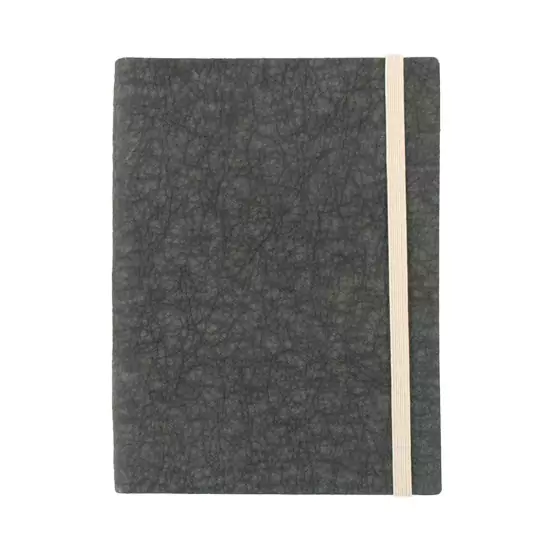 Zápisník z texturovaného papíru Elephant M – tmavě šedý