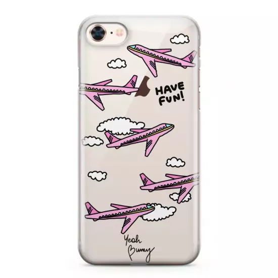 Kryt na iPhone 6/6S/7/8 – Pink Plane