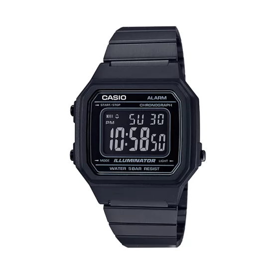 Černé digitální hodinky B650WB-1B