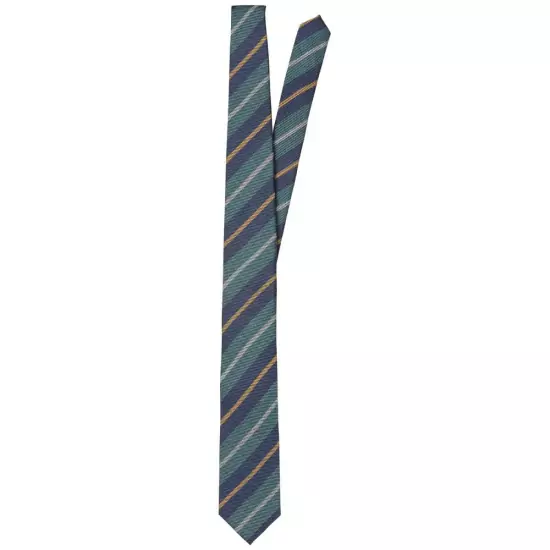 Tmavě modrozelená pruhovaná kravata Valde