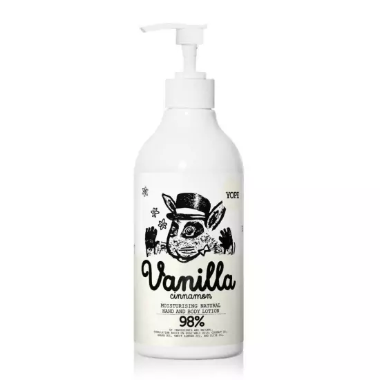 Hydratační tělové mléko vanilka a skořice – 500 ml