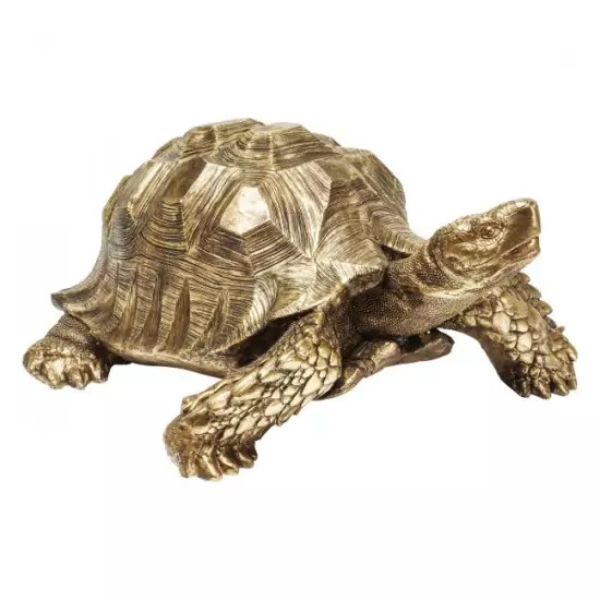 Dekorativní figurka Turtle XL - zlatá