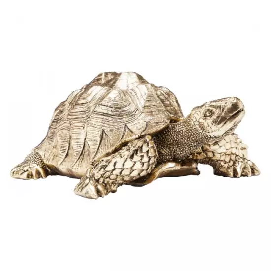 Dekorativní figurka Turtle Gold Small