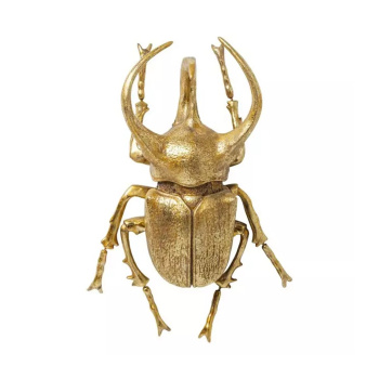 Nástěnná dekorace Atlas Beetle - zlatá