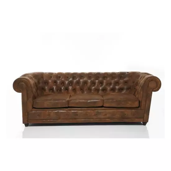 Sofa Oxford trojsedačka Vintage Eco