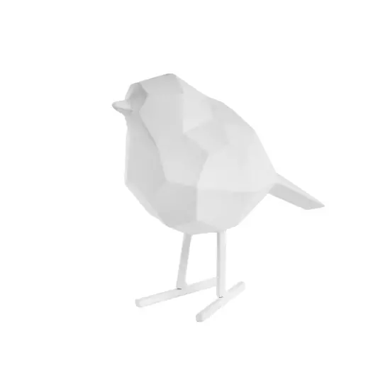 Sada 2 ks – Malá designová bílá soška Statue Bird