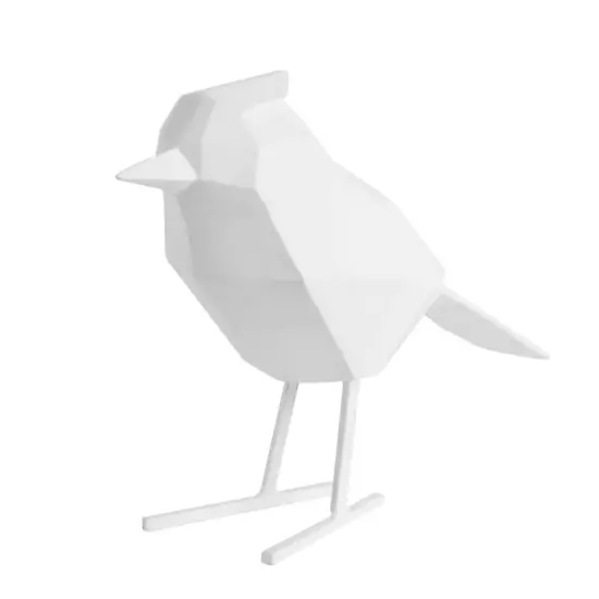 Designová bílá soška Statue Bird