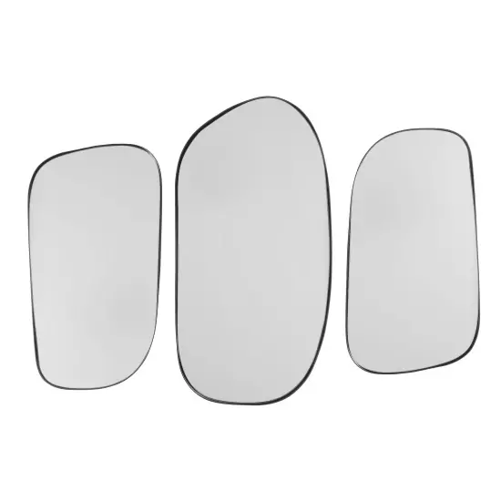 Sada tří stříbrných zrcadel Concord