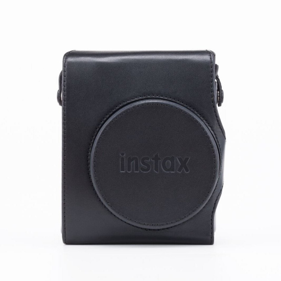Černý kožený obal na Instax Mini 90