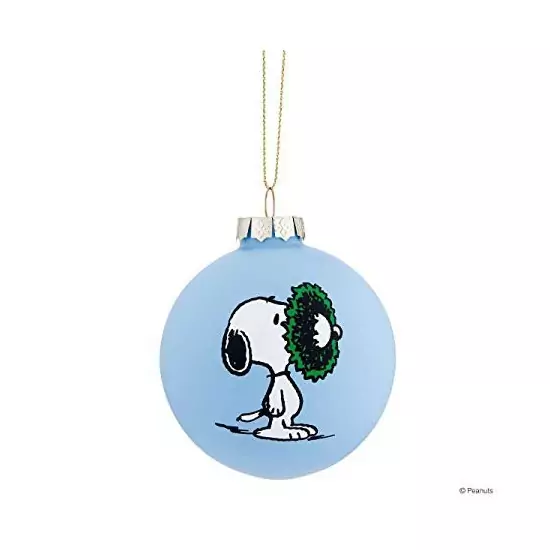 PEANUTS Skleněná ozdoba Snoopy