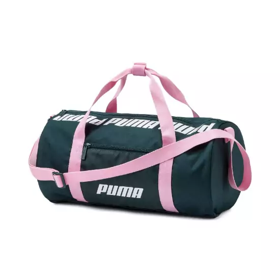 Zeleno-růžová sportovní taška Core Small Barrel Bag