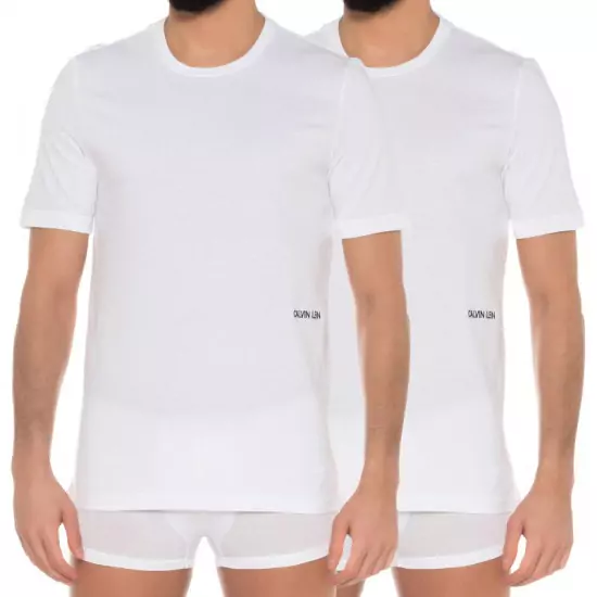 Sada 2 ks – Bílé tričko Crew Neck