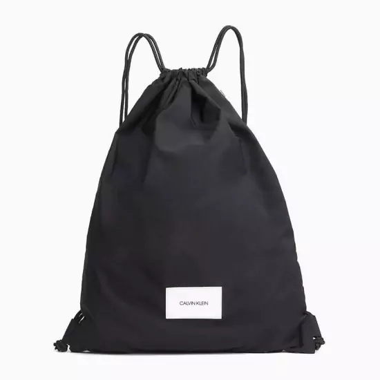 Sportovní černý vak Drawstring Bag