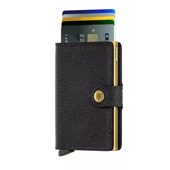 Černo-zlatá peněženka Miniwallet