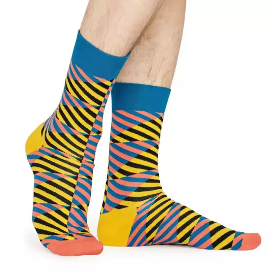 Barevné pruhované ponožky Diagonal Stripe