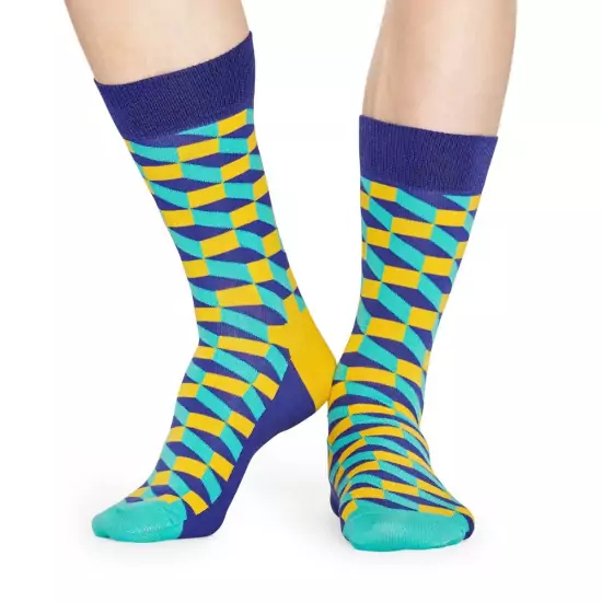 Barevné vzorované ponožky Filled Optic