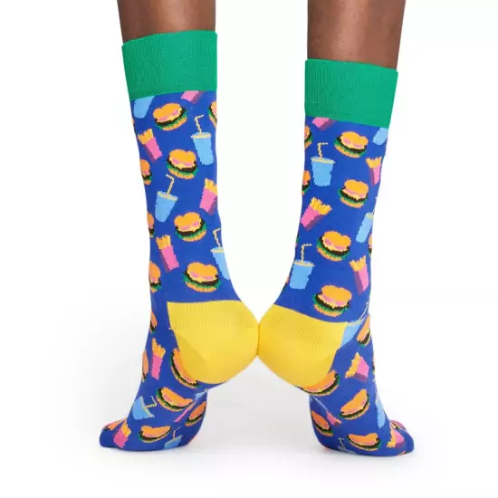 Barevné vzorované ponožky Hamburger