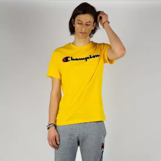 Žluté tričko Rochester Crewneck T-Shirt